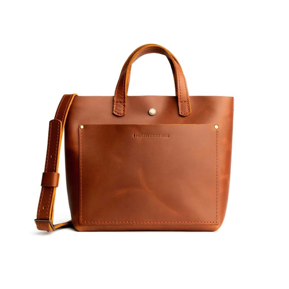 Portland Leather Goods Almost Perfect Mini Crossbody - Honey